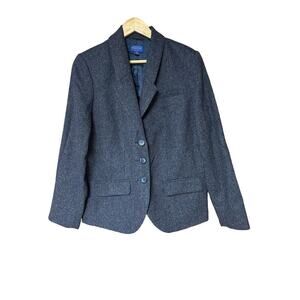 Pendleton Vintage Fully Lined Dark Gray Tweed Blazer Women’s Size 14W